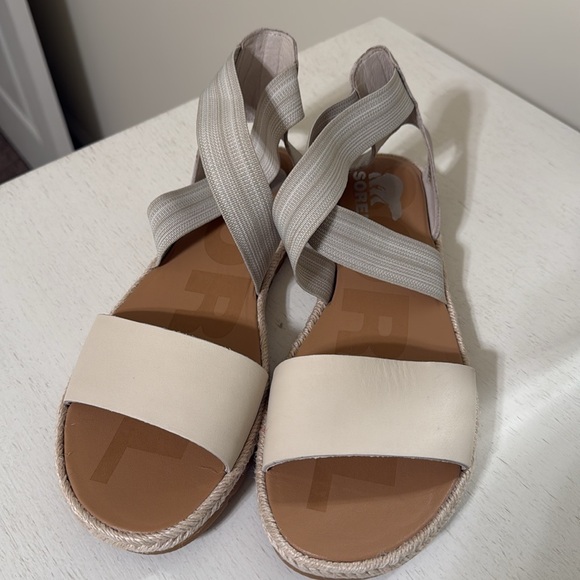 Sorel Women’s Ella II Espadrille Sandals / Size 10 / Color Chalk Cream / NWOT - Picture 6 of 7